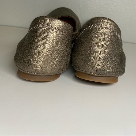 Lucky Brand Gold tone flats- ballet shoes - Picture 5 of 8
